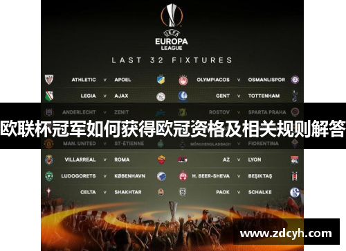 欧联杯冠军如何获得欧冠资格及相关规则解答